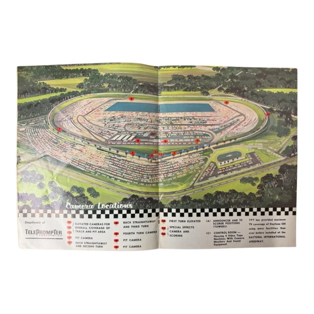 1967 9th Annual Daytona 500 Souvenir‎ Program - Mario Andretti Winner